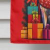 Anatolian Shepherd Dog Holiday Christmas House Flag Large Porch Sleeve Pole Decorative Outside Yard Banner Artwork Wall Hanging, Polyester, House Size