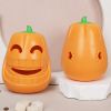 Interactive Dog Chew Toy Halloween Pumpkin Shaped, Treat-Dispensing Funnel Toy For All Breed Sizes