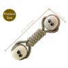 Pet Dog Toys For Large Small Dogs Toy Interactive Cotton Rope Mini Dog Toys Ball For Dogs Accessories Toothbrush Chew Premium Cotton-Poly Tug Toy For